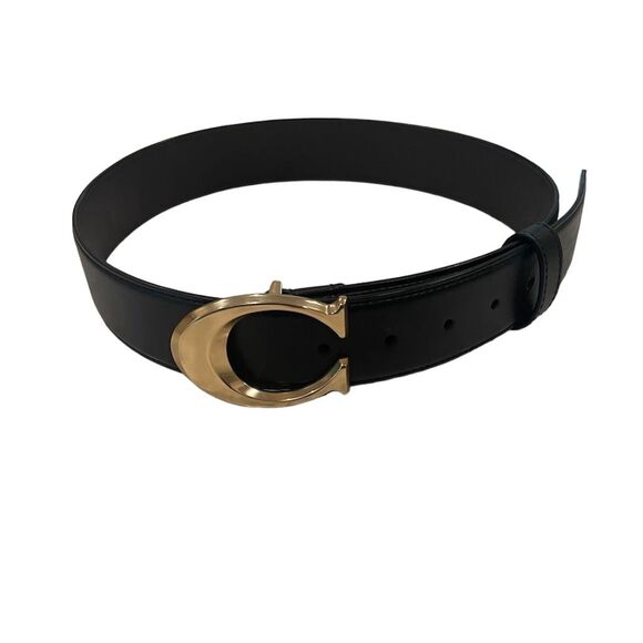 Coach Accessories - Coach Women's  Leather Belt s Black with  Signature 'C' Buckle like new